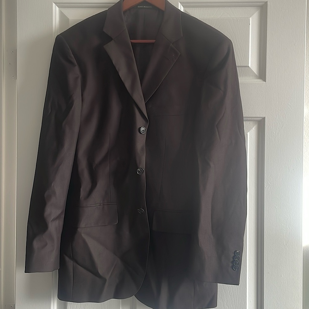 Gino Rossini - Super 120s (Brown) R40W34 Sport Coat/ Blazer